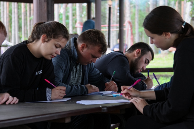 Активисты проекта «Школа Кураторов» провели тренинг на природе 14