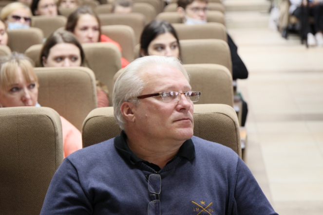 Академик Шабров выступил перед студентами СПбГПМУ 6