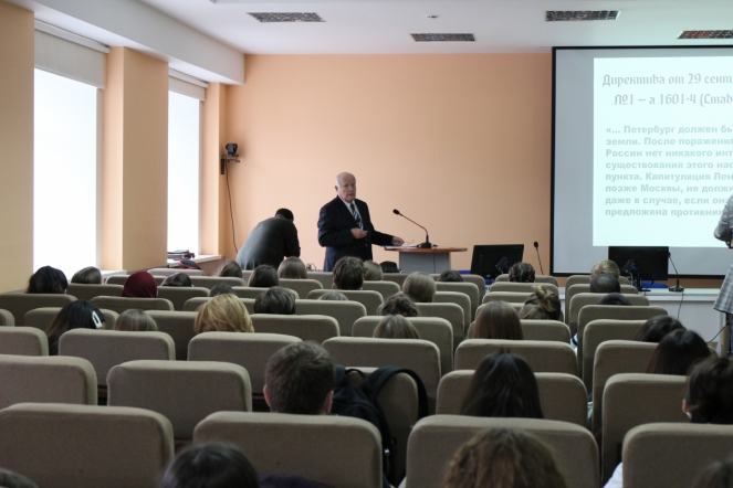 Академик Шабров выступил перед студентами СПбГПМУ 9