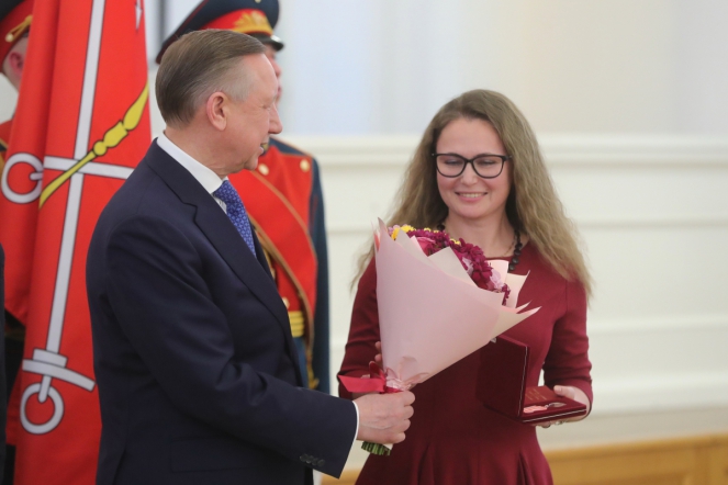 В Смольном вручили государственные награды 1