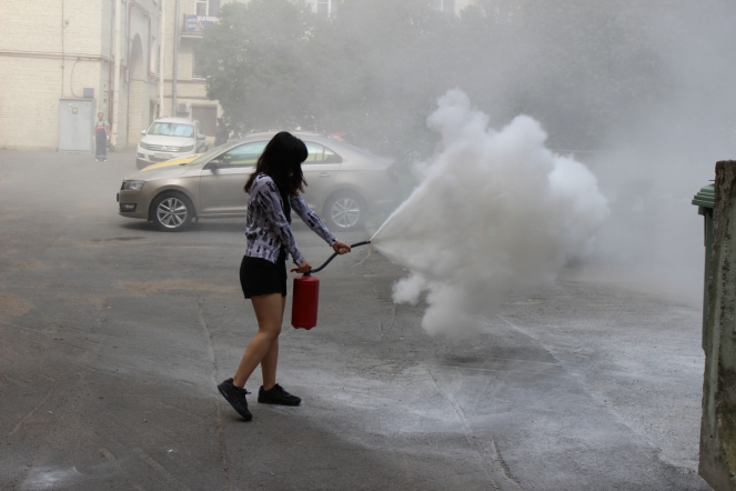 В СПбГПМУ прошли плановые пожарно-тактические учения