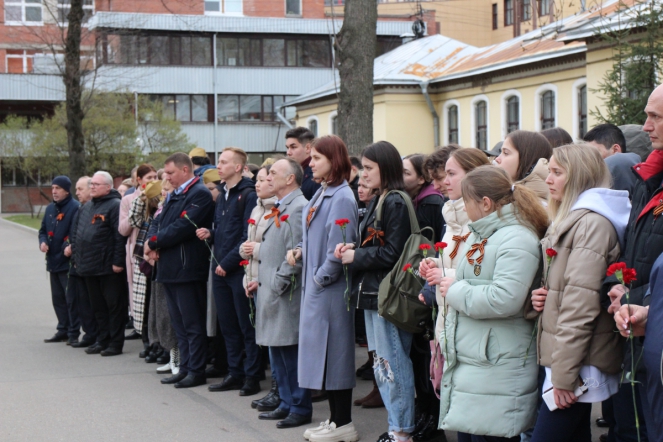 Война заканчивается, когда похоронен последний солдат: в Педиатрическом университете увековечили память сотрудников, погибших в годы Великой Отечественной войны 21