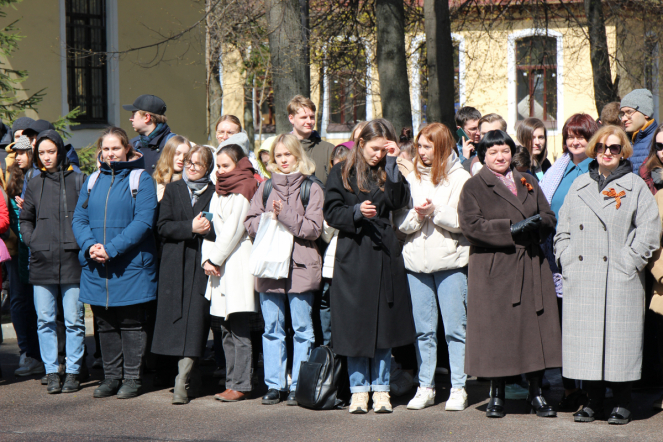 В Педиатрическом университете проведены торжественные мероприятия, посвящённые Дню Победы 58