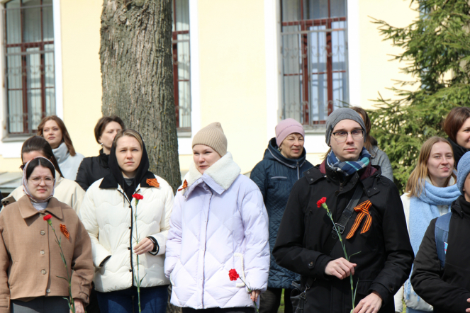В Педиатрическом университете проведены торжественные мероприятия, посвящённые Дню Победы 94
